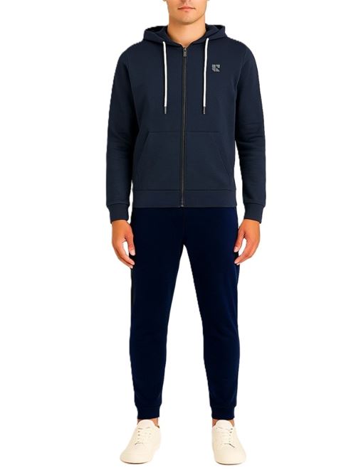 CAPPUCCIO ZIP FELPA URBAN RING | UR9120001/BLUE